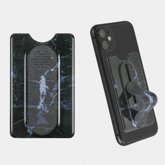 POCKiT Phone Grip Strap Stand Card Holder Wallet Wireless Charger Compatible - Picture 1 of 6
